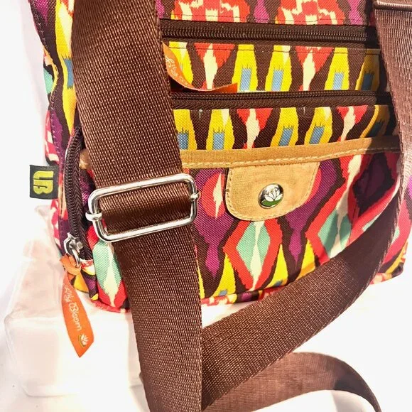 Lilly Bloom-Multi Color Lightweight Crossbody Purse/Bag-Adjustable Strap-Travel - Picture 6 of 16